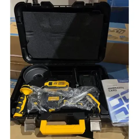 ZEGOR Акумуляторна болгарка AGTL-21BL-125 21v /в кейсі /1 акум 4А /круг d125 /36міс.гарантія