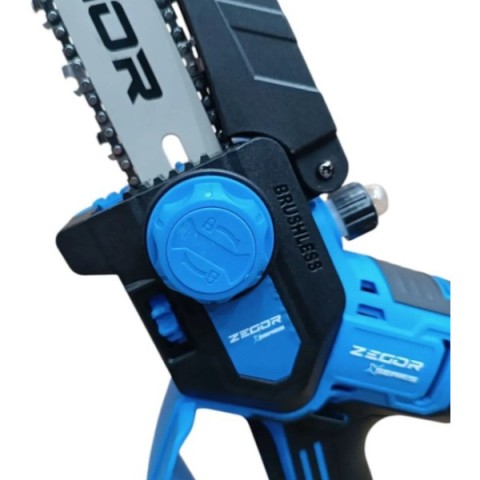 Акумуляторна пила ZEGOR CSMD-21BL-8 21v /шина 8"(20см)/2 акб /24міс.гарантія