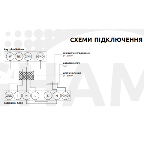 Кондиціонер NC clima Серія Nottingham (-25С) NCI12EHNIw0eu/NCO12EHNIw0eu