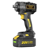 Гайковерт ударний акумуляторний Zegor SDCR-21BL-500, 500 Нм, квадрат 1/2", 20 В, безщітковий, 1 АКБ 4 А·год, кейс