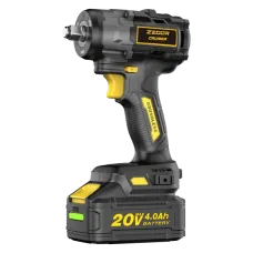 Гайковерт ударний акумуляторний Zegor SDCR-21BL-500, 500 Нм, квадрат 1/2", 20 В, безщітковий, 1 АКБ 4 А·год, кейс