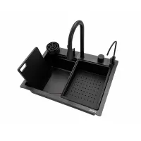 Мийка KRAFT Handmade 600*460*230 Nano Black Decor