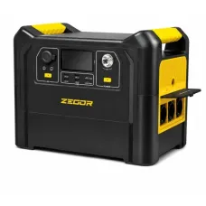 Зарядна станція портативна Zegor YC2400 TURBO, 2400 Вт (пік 4800 Вт), 2304 Вт·год, LiFePO4, чиста синусоїда