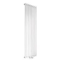 Радіатор дизайнерський вертикальний Rastas Aurora 1 White, 1800×480 мм, 943 Вт, білий, нижнє підключення