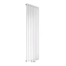 Радіатор дизайнерський вертикальний Rastas Aurora 1 White, 1800×480 мм, 943 Вт, білий, нижнє підключення