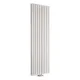 Радіатор дизайнерський вертикальний Rastas Aurora 2 White, 1800×600 мм, 2300 Вт, білий, нижнє підключення