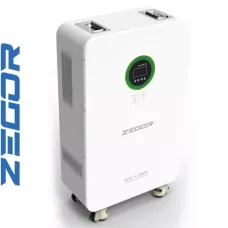 Зарядна станція гібридна Zegor YCN6000-5, 6000 Вт, акумулятор LiFePO4 5,12 кВт·год, MPPT 60–450 В
