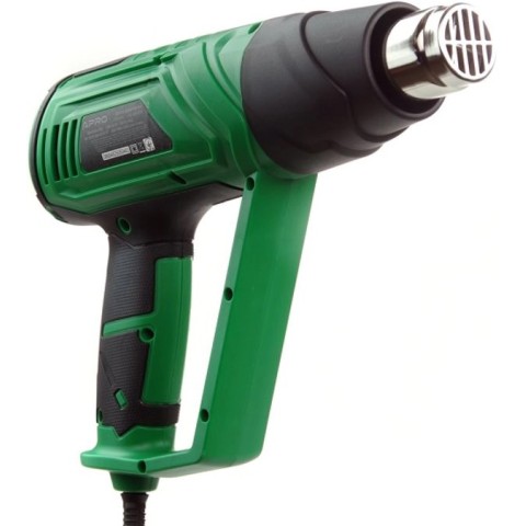 Фен будівельний (промисловий) APRO HG-2000 E, 2000 Вт, 60–650 / 60–600 °C