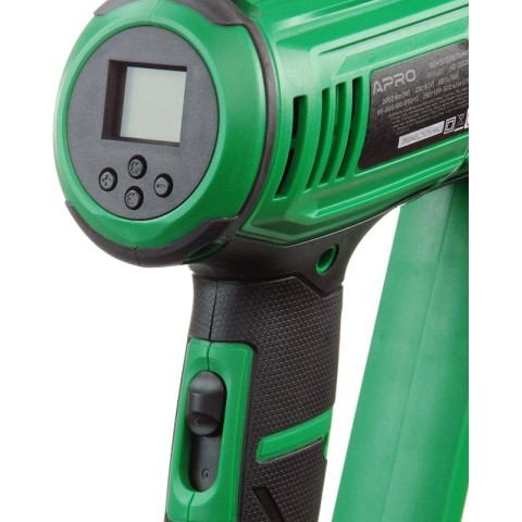 Фен будівельний (промисловий) APRO HG-2000 E, 2000 Вт, 60–650 / 60–600 °C