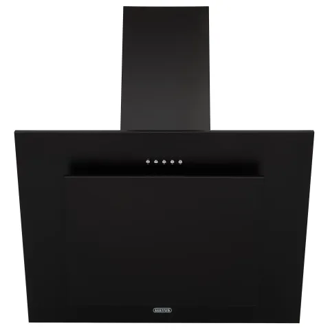 Витяжка кухонна похила ELEYUS (Елеюс) Vertical 470 60 BL, 60 см, чорна, 470 м³/год, 3 швидкості