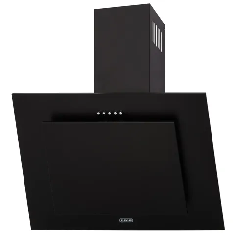 Витяжка кухонна похила ELEYUS (Елеюс) Vertical 470 60 BL, 60 см, чорна, 470 м³/год, 3 швидкості