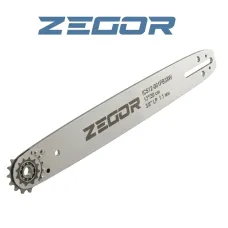 Шина для акумуляторної ланцюгової пили Zegor ICS12-001PB38W, 12″, крок 3/8″, 46 ланок