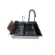Мийка KRAFT Handmade Nano Black KR HM 6846WF-2 BL D