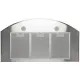 Витяжка кухонна купольна ELEYUS (Елеюс) Bora 1200 LED SMD 90 IS, 90 см, нержавійка, 1200 м³/год, 3 швидкості