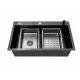 Мийка KRAFT Handmade 680*450*230 Nano Black Decor (6846 BL DECOR)