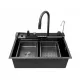 Мийка KRAFT Handmade 680*450*230 Nano Black Decor (6846WF-3 BL D)