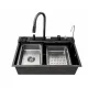 Мийка KRAFT Handmade 680*450*230 Nano Black Decor (6846WF-4 BL D)