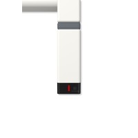 ТЕН ONE 300W для профільної труби (білий)