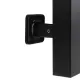 Рушникосушка електрична Largo 500/800 Sensor (Ліва ,Чорна)