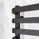 Рушникосушка електрична Stugna 480х1200 ЧОРНА Sensor (Ліва, 348Вт)
