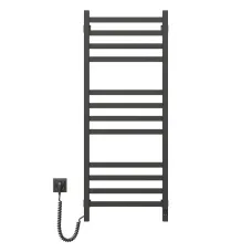 Рушникосушка електрична Авангард 480х1200 ЧОРНА Sensor (Права, 227Вт)