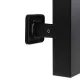 Рушникосушка електрична Ellipse 500х1000 ЧОРНА Sensor (Ліва, 260 Вт)