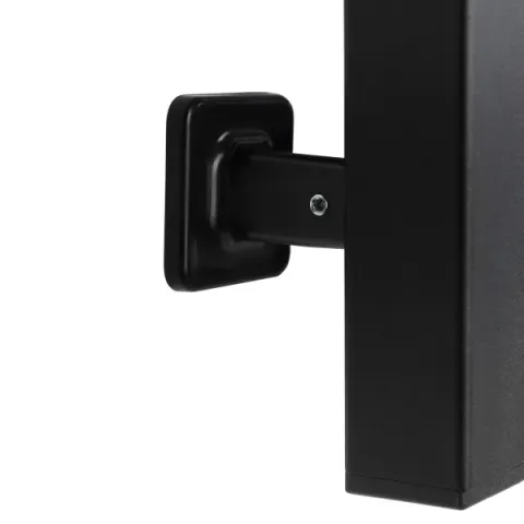 Рушникосушка електрична Грандіс 480х1000 ЧОРНА Sensor (Права, 226Вт)