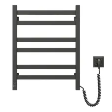 Рушникосушка електрична Авангард 480*600 ЧОРНА Sensor ( Права, 110Вт)