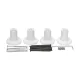 Рушникосушка електрична Камелія 480х1200 Біла Sensor (Ліва, 217 Вт)