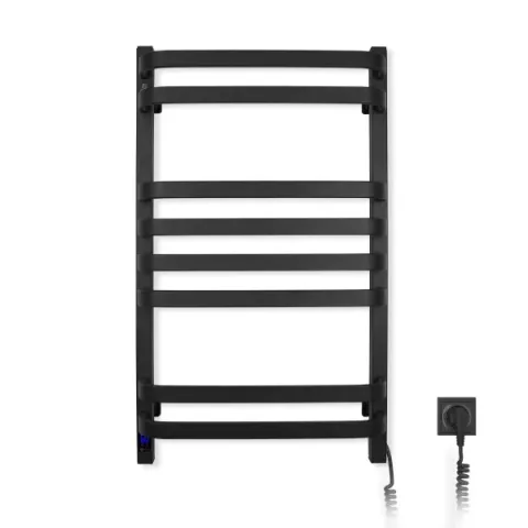 Рушникосушка електрична Stugna 480х800 ЧОРНА Sensor (Права,153Вт)