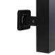 Рушникосушка електрична Грандіс 480х1200 ЧОРНАSensor (Ліва, 346Вт)