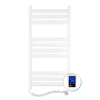 Рушникосушка електрична Ellipse 500х1000 Білий оксамит Sensor (Ліва, 260 Вт)