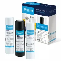 Комплект картриджів Ecosoft 1-2-3 для фільтрів зворотнього осмосу