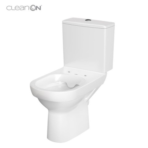 Унітаз-компакт Cersanit CITY 602 011 CLEANON з бачком 3/5л і дюропластовим сидінням