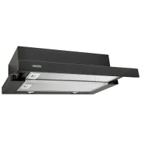 Витяжка кухонна ELEYUS STORM G 700 LED SMD 60 BL (чорна, телескопічна)