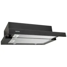 Витяжка кухонна ELEYUS STORM G 700 LED SMD 60 BL (чорна, телескопічна)