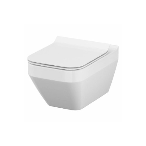 Сидіння для унітазу Cersanit Crea Slim K98-0178, Soft Close, дюропласт