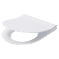 Сидіння для унітазу Cersanit Zen City Slim K98-0221, Soft Close, антибактеріальне, дюропласт