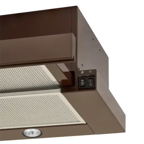 Витяжка кухонна ELEYUS BREEZE 700 50 BR (коричнева, телескопічна)