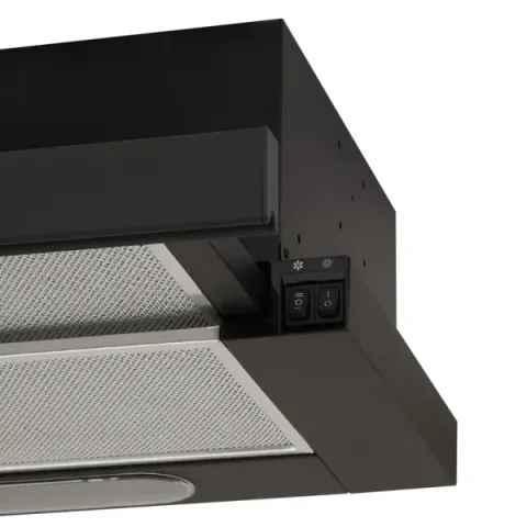 Витяжка кухонна ELEYUS BREEZE 470 50 BL (чорна, телескопічна)