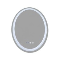 Дзеркало з LED touch control 80*60 овальне вертикальне