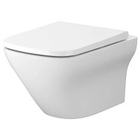SET B332 Унітаз підвісний Cersanit Larga CLEAN ON з дюропластовим сидінням Slim