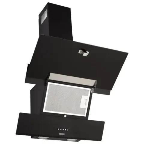 Витяжка кухонна ELEYUS FOCUS 1000 60 BL (чорна, вертикальна)
