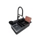 Мийка KRAFT Handmade 680*450*230 Nano Black (6845 BL)
