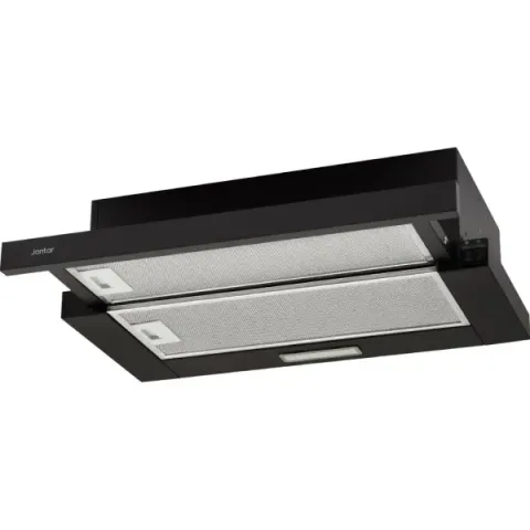 Витяжка кухонна JANTAR TLT 650 LED 60 BL (чорна, телескопічна)