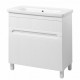 Тумба Aria 65 білий матовий з умивальником FENOVA 65