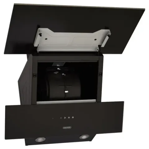 Витяжка кухонна ELEYUS LUNA 1200 LED 60 BL (чорна, вертикальна)