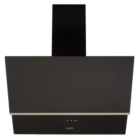 Витяжка кухонна ELEYUS LUNA 1200 LED 60 BL (чорна, вертикальна)
