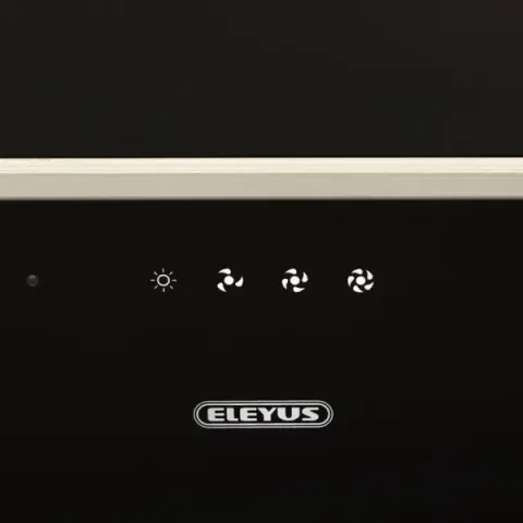 Витяжка кухонна ELEYUS LUNA 1200 LED 60 BL (чорна, вертикальна)
