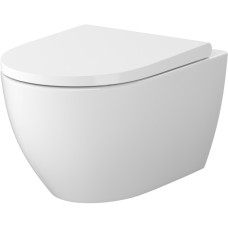 SET B875 Унітаз підвісний Cersanit ZEN PRO STREAM ON з дюропластовим сидінням Slim